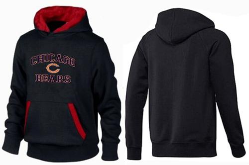 NFL Men's Nike Chicago Bears Heart & Soul Pullover Hoodie - Black/Red